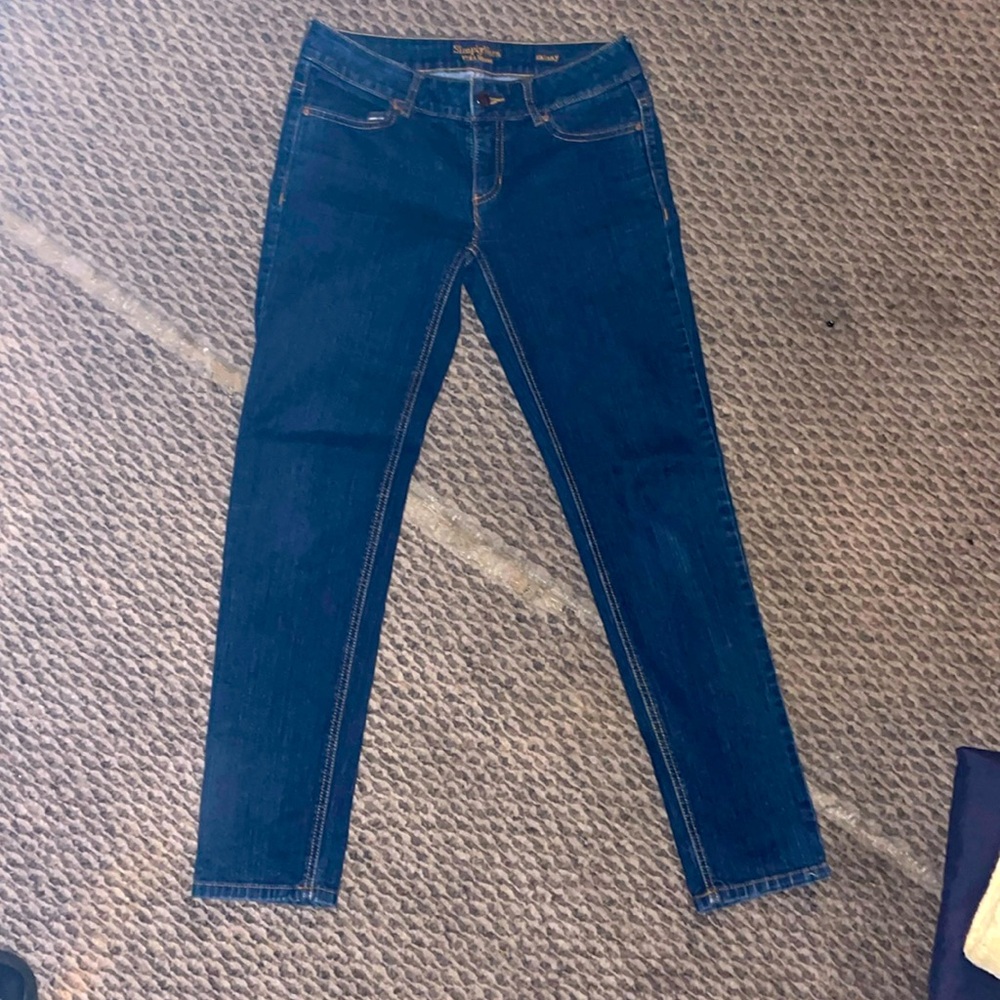 Simply Vera , Vera Wang, Skinny : color: blue: Skinny
